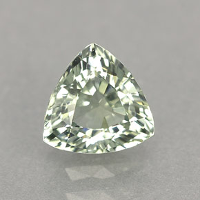 Zaffiro naturale verde da 1,06 ct, trillion, VVS
