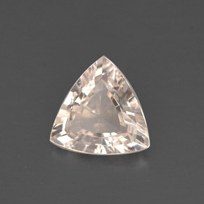 Zaffiro naturale arancione da 0,69 ct, trillion, VVS