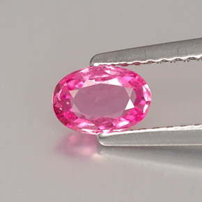 Zaffiro naturale rosa da 0,56 ct, taglio ovale, VVS-VS