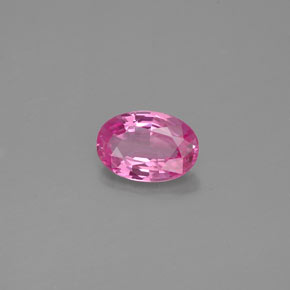 Zaffiro naturale rosa da 0,53 ct, taglio ovale, VVS