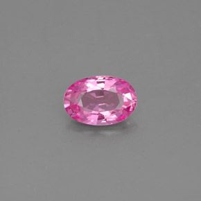 Zaffiro naturale rosa da 0,48 ct, taglio ovale, VS