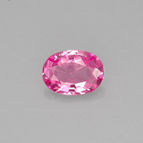 Zaffiro naturale rosa da 0,49 ct, taglio ovale, VVS