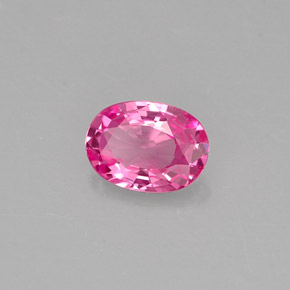 Zaffiro naturale rosa da 0,49 ct, taglio ovale, VVS