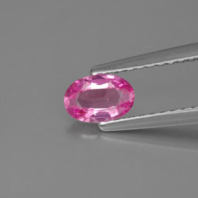 Zaffiro naturale rosa da 0,46 ct, taglio ovale, VVS