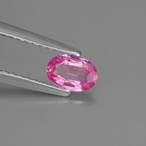 Zaffiro naturale rosa da 0,46 ct, taglio ovale, VVS