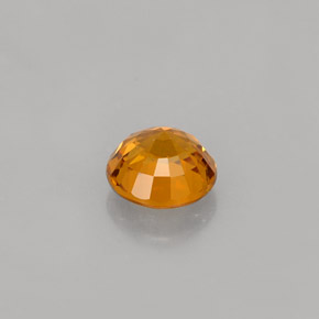 Zaffiro naturale arancione da 1,11 ct, taglio rotondo, VS