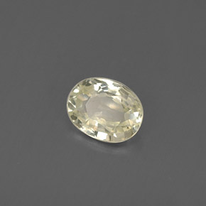 Zaffiro naturale giallo da 0,44 ct, taglio ovale, VVS
