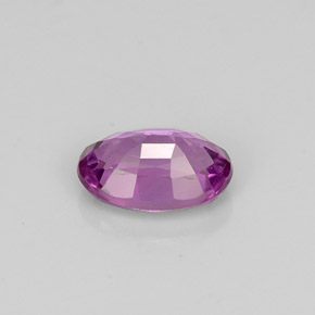 Zaffiro naturale viola da 0,62 ct, taglio ovale, VVS