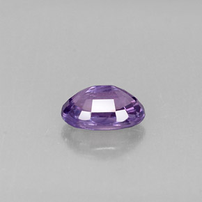 Zaffiro naturale viola da 0,63 ct, taglio ovale, VVS