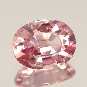 Zaffiro Rosa naturale da 1.05 ct, Taglio ovale, VVS