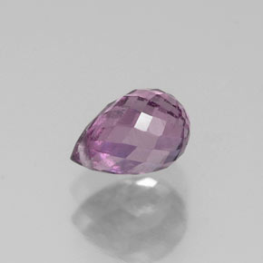 Zaffiro naturale viola da 0,95 ct, briolette, VS-SI