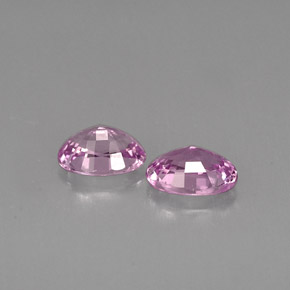 Zaffiro naturale rosa da  ct, taglio ovale, VVS