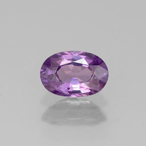 Zaffiro naturale viola da 0,61 ct, taglio ovale, VS