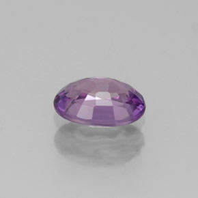 Zaffiro naturale viola da 0,61 ct, taglio ovale, VS