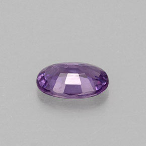 Zaffiro naturale viola da 0,50 ct, taglio ovale, VVS-VS
