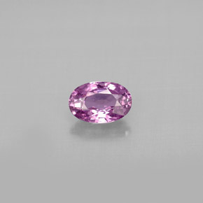 Zaffiro naturale viola da 0,64 ct, taglio ovale, VS