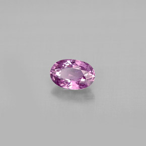 Zaffiro naturale viola da 0,64 ct, taglio ovale, VS