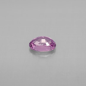 Zaffiro naturale viola da 0,64 ct, taglio ovale, VS