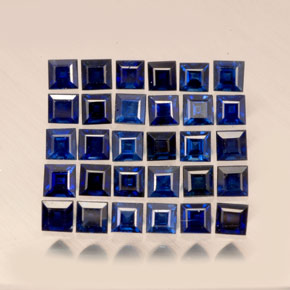 Zaffiro naturale blu da  ct, quadrato, VVS-VS