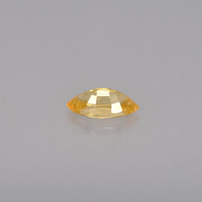 Zaffiro naturale arancione da 0,33 ct, marchesa, VVS-VS