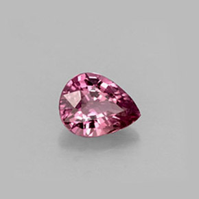 Zaffiro naturale rosa da 0,58 ct, taglio a pera, VS