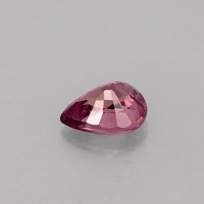 Zaffiro naturale rosa da 0,58 ct, taglio a pera, VS