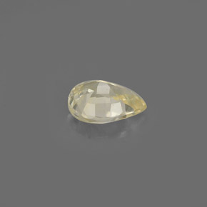 Zaffiro naturale giallo da 0,44 ct, taglio a pera, VVS