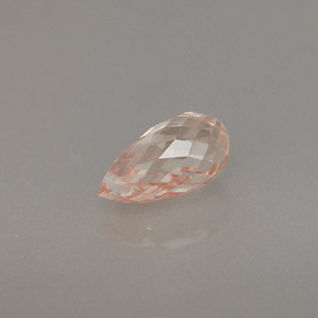 Zaffiro naturale giallo da 0,89 ct, briolette, VVS