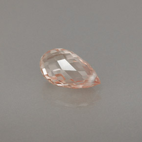 Zaffiro naturale giallo da 0,89 ct, briolette, VVS