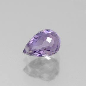 Zaffiro naturale viola da 0,81 ct, briolette, VS