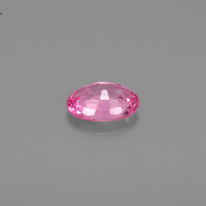 Zaffiro naturale rosa da 0,52 ct, taglio ovale, VS
