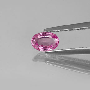 Zaffiro naturale rosa da 0,46 ct, taglio ovale, VVS