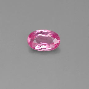 Zaffiro naturale rosa da 0,54 ct, taglio ovale, VS