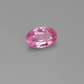 Zaffiro naturale rosa da 0,54 ct, taglio ovale, VS