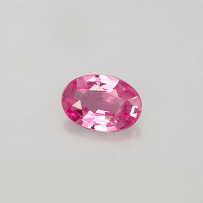 Zaffiro naturale rosa da 0,47 ct, taglio ovale, IF