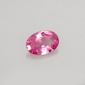 Zaffiro naturale rosa da 0,47 ct, taglio ovale, IF