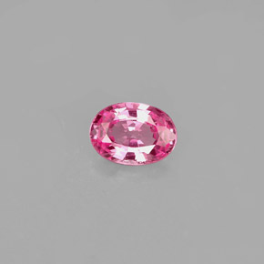 Zaffiro naturale rosa da 0,47 ct, taglio ovale, VVS-VS