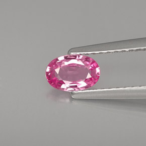 Zaffiro naturale rosa da 0,51 ct, taglio ovale, VVS