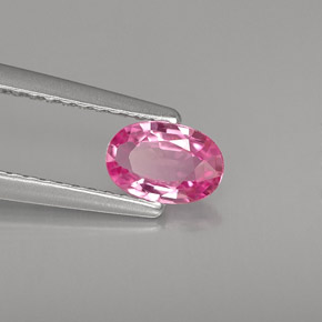 Zaffiro naturale rosa da 0,51 ct, taglio ovale, VVS