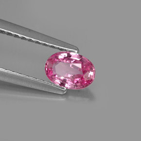 Zaffiro naturale rosa da 0,51 ct, taglio ovale, VVS
