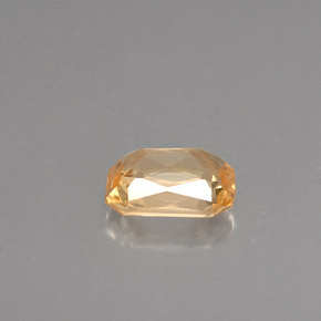Zaffiro naturale arancione da 1,12 ct, taglio smeraldo, VVS-VS