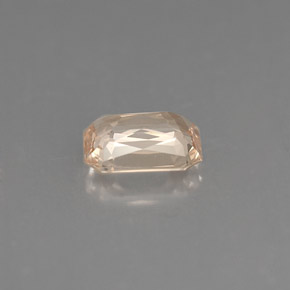 Zaffiro naturale arancione da 1,20 ct, taglio smeraldo, VVS