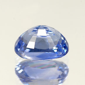 Zaffiro naturale blu da 1,34 ct, taglio ovale, VVS
