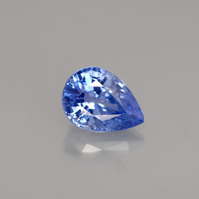 Zaffiro naturale blu da 0,98 ct, taglio a pera, VVS