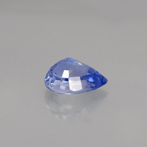 Zaffiro naturale blu da 0,98 ct, taglio a pera, VVS
