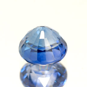 Zaffiro naturale blu da 1,60 ct, taglio rotondo, VS-SI