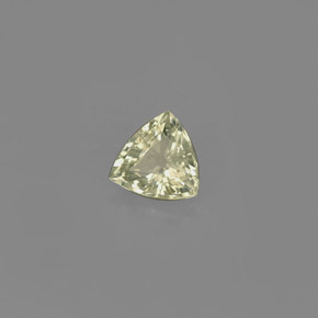 Zaffiro naturale verde da 0,68 ct, trillion, VVS-VS