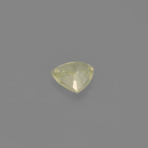 Zaffiro naturale verde da 0,68 ct, trillion, VVS-VS