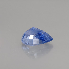 Zaffiro naturale blu da 1,51 ct, taglio a pera, VS-SI