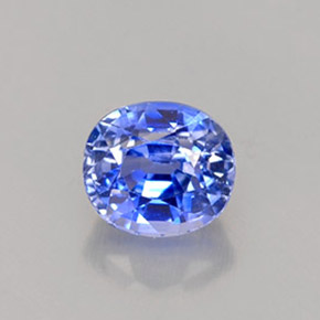 Zaffiro naturale blu da 1,02 ct, taglio ovale, VVS-VS
